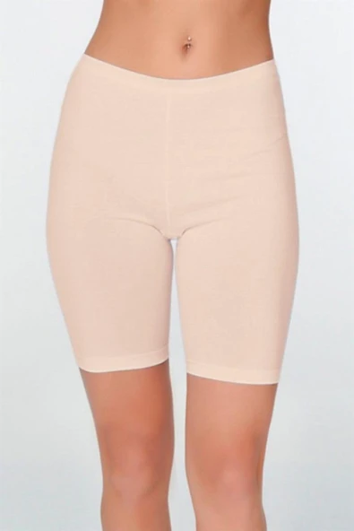 Çift Kaplan Bayan Elastanlı Uzun Şort Boxer 611 - Resim 3