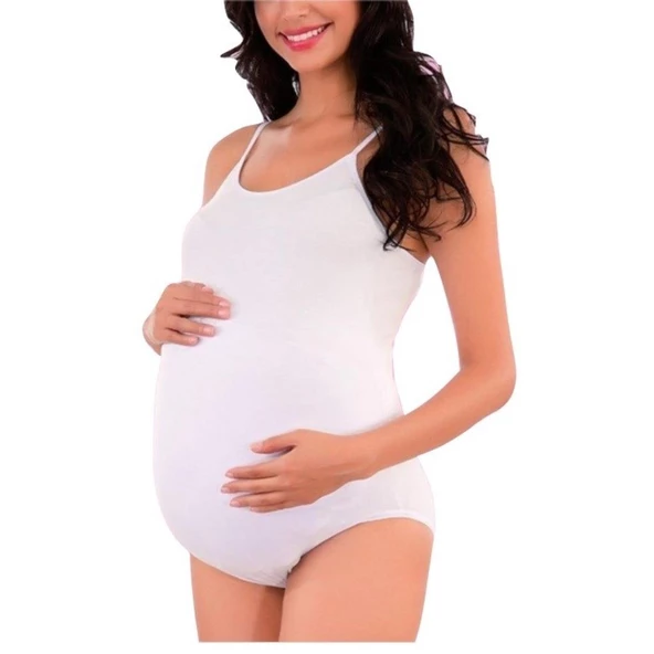 İmer Bayan Geniş Askılı Modal Çıtçıtlı Body 9252