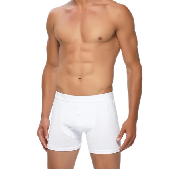 6 lı Paket Gümüş Erkek Likralı Boxer Renk Seçenekli 4018 - 3