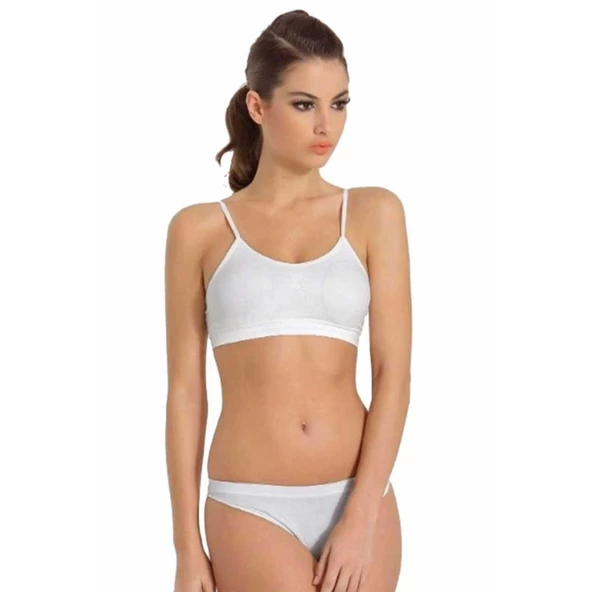 Miss Fit 11003 Kadın İnce Askılı Kaplı Büstiyer Sütyen
