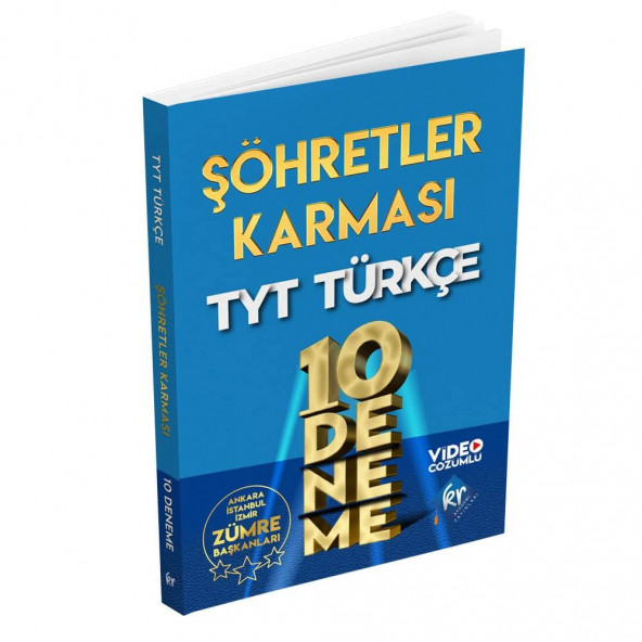 KR AKADEMİ TYT Şöhretler Karması Türkçe 10 Deneme