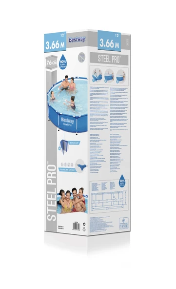 Prefabrik Havuz Seti 366x76 cm 56706 BW455 - Resim 7