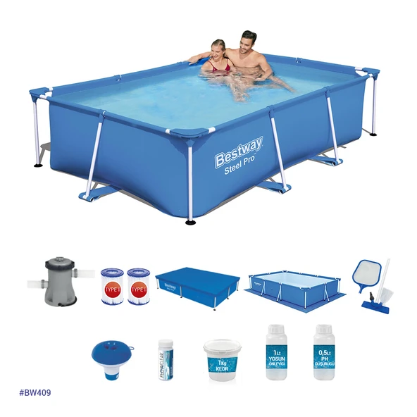 Prefabrik Havuz Seti 259 mc x 170 cm x 61 cm  BW409