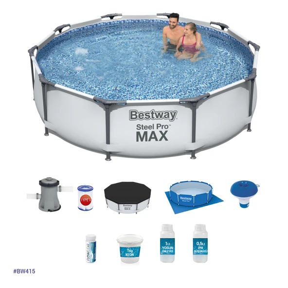 Prefabrik Havuz Seti 305 x 76 cm Bw415