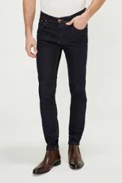 Erkek Likralı Dar Kesim Kot Pantolon – 4 Mevsim, Tütün Rengi İplik Dikişli, Rahat Esnek Denim - Resim 10