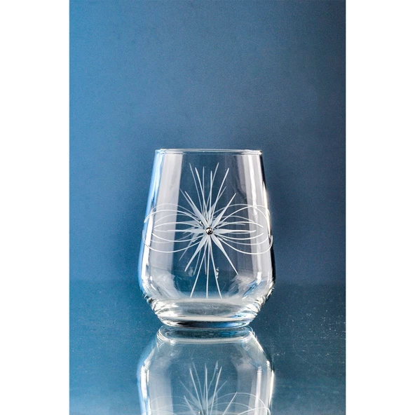 Decocia Kazaan 6 Adet Su ve Meşrubat Bardağı 425cc Mira Desenli - Resim 3