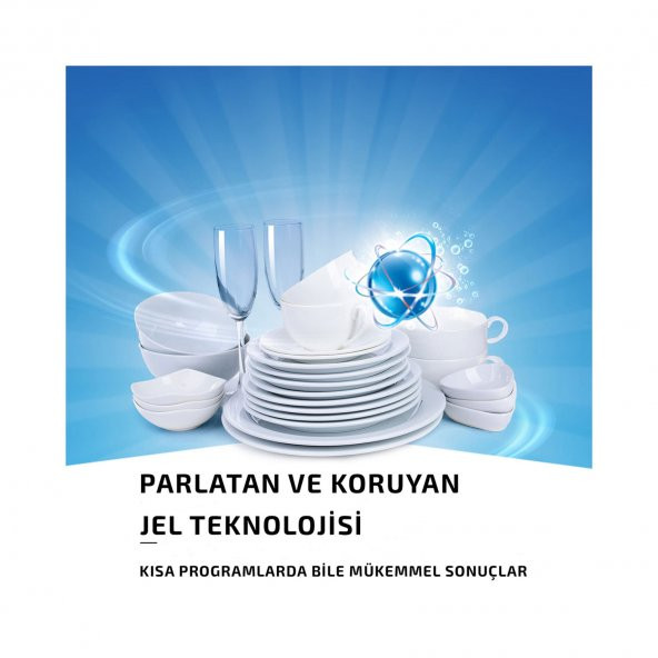 Finish Hepsi Bir Arada Limonlu Bulaşık Jel Deterjanı 1000x3 3000 ml - 3
