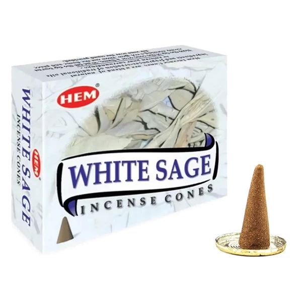 Hem White Sage Kokulu Konik - 10 Tütsü