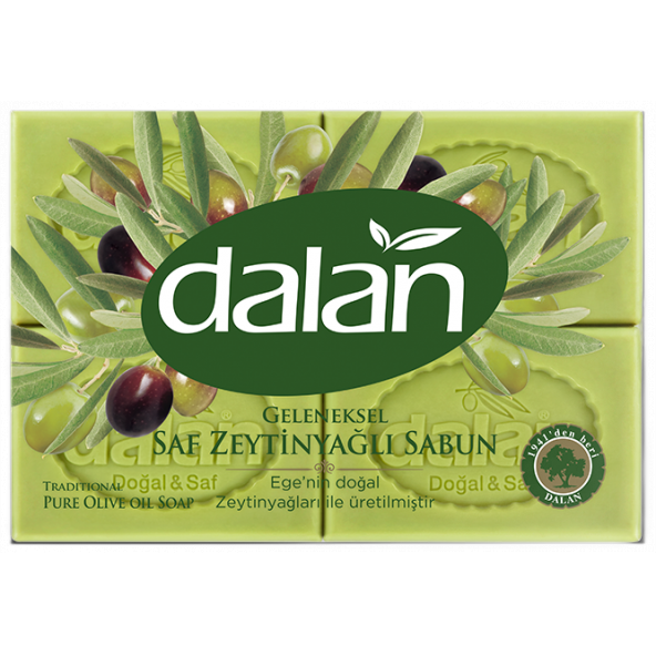 Dalan Geleneksel Saf Beyaz Sabun Zeytinyağlı 4'Lü Paket