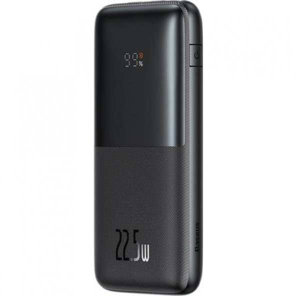 Baseus Dijital Göstergeli 22.5W 10000mAh PowerBank, Akım Korumalı Pro Model 2x USB, 1x PD Type C