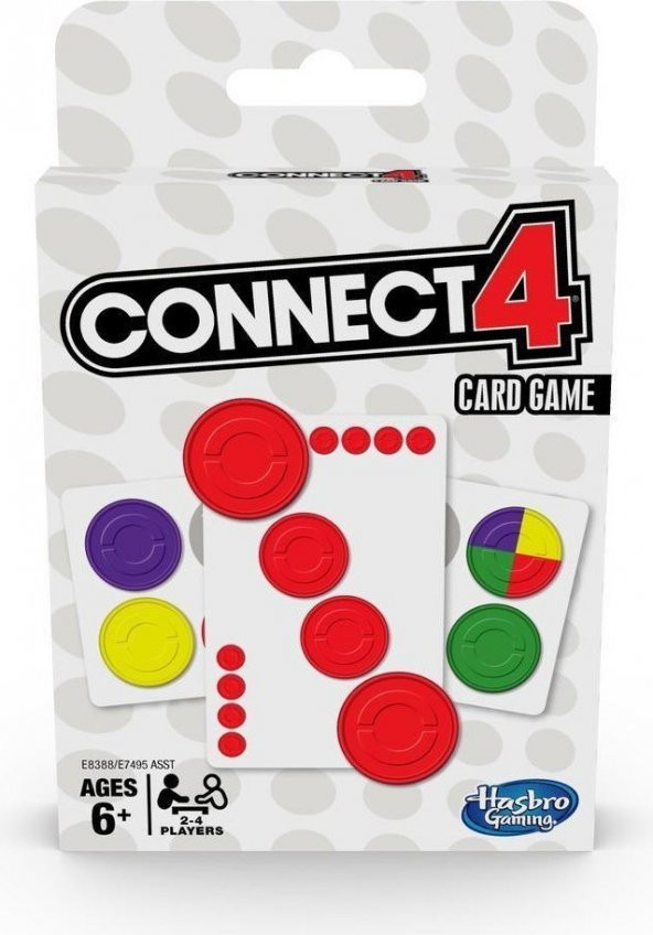 Hasbro Gaming Connect 4 Kart Oyunu E7495 E8388 Lisanslı Ürün