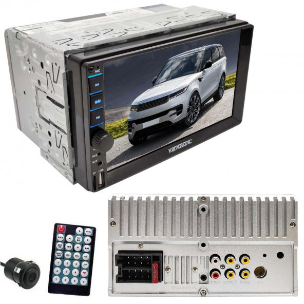 KAMOSONIC KS-G755 Double Teyp 7 İnç 4x45 Watt mirrorlink