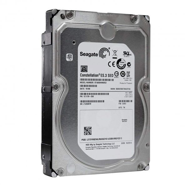 GÜVENLİK HARDDİSK 4TB 7/24 7200RPM SATA2 64MB SEAGATE CONSTELLATİON