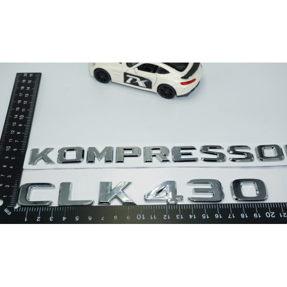 DK Tuning CLK430 Kompressor Bagaj Krom ABS Yazı Logo Benz İle Uyumlu - 4