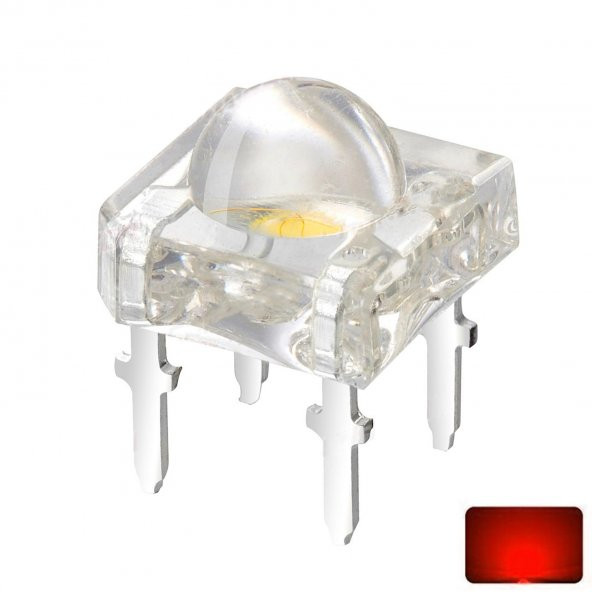 FLUX LED 2V 5W KIRMIZI 4 PIN - 1
