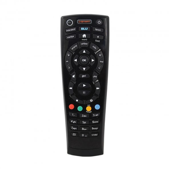 UYDU KUMANDA D-SMART HD TV BLU TUŞLU ORJİNAL - 1