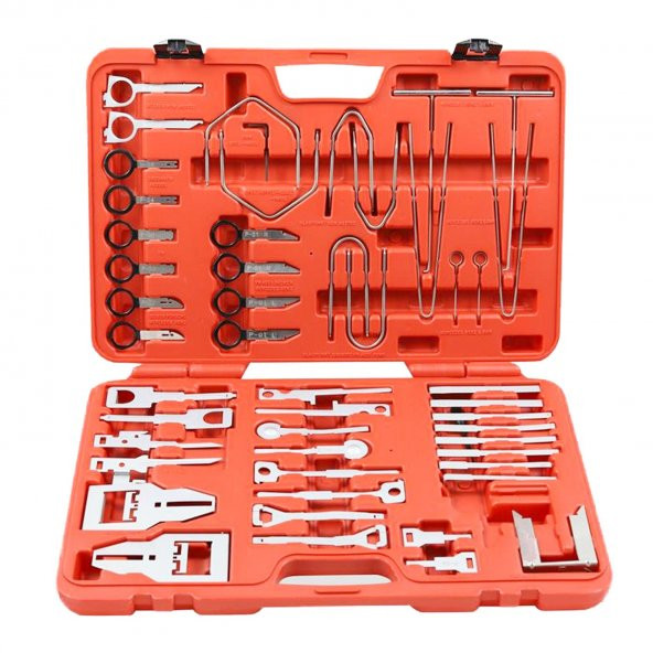 OTO TEYP SÖKME APARATI MONTAJ EKİPMANLARI 52 PARÇA METAL FOR-X X-052