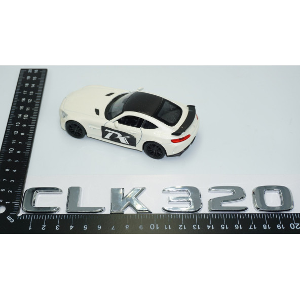 DK Tuning CLK320 Bagaj Krom ABS 3M 3D Yazı Logo Benz İle Uyumlu - 4