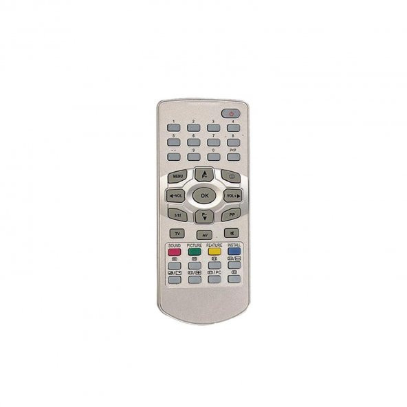 LCD LED KUMANDA VESTEL 2040 MİNİ RC 1091 YAZISIZ - 1
