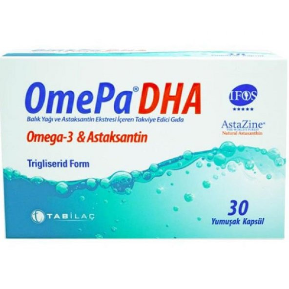 Omepa DHA 30 Yumuşak Kapsül - 1
