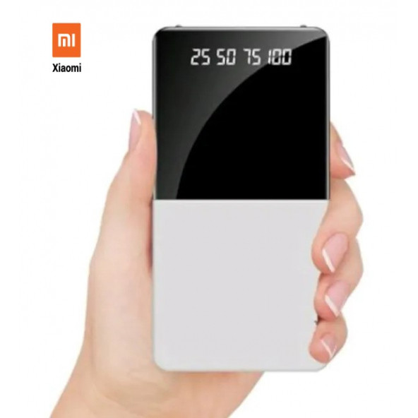 Xiaomi 20000 mAh Powerbank Taşınabilir Hızlı Şarj Cihazı Işıklı Dijital