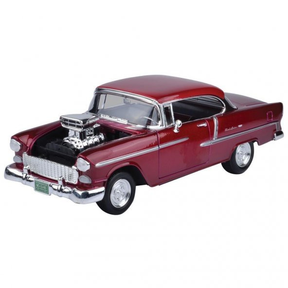 Vardem Oyuncak Koleksiyonerler İçin 1955 Chevy Bel Air 1:18 (Kırmızı)