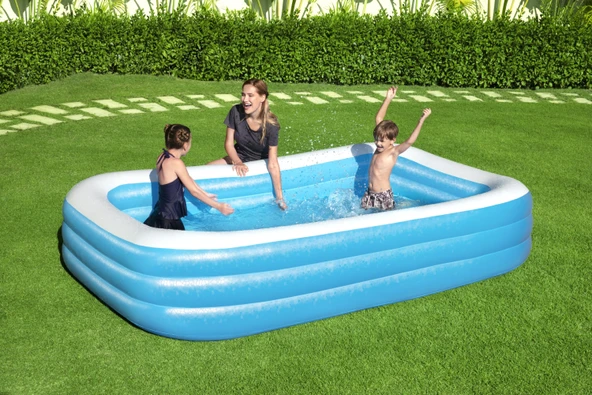Bestway 54009 305x183x56 cm Jumbo Dikdörtgen Şişme Havuz - 4