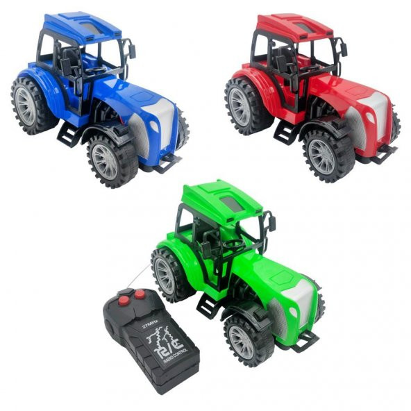 Can Oyuncak Çocuklar İçin Çiftçilik Oyuncağı Kumandalı Yarım Fonksiyonlu Traktör