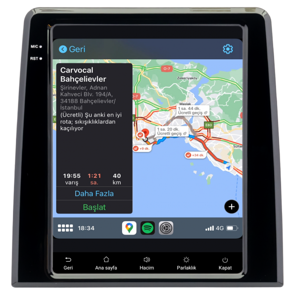 Renault Clio 5 Android Multimedya Sistemi (2020-2023) CRV-4449XT - 4