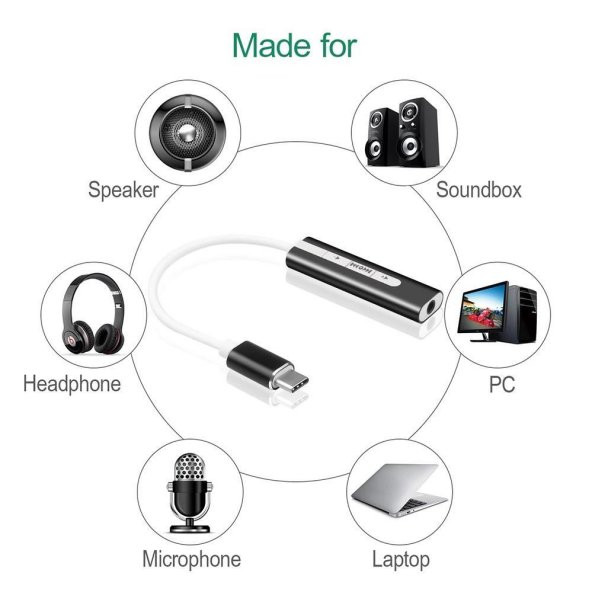 7.1 Type C Usb Harici Ses Kartı 3.5mm Çevirici - 4
