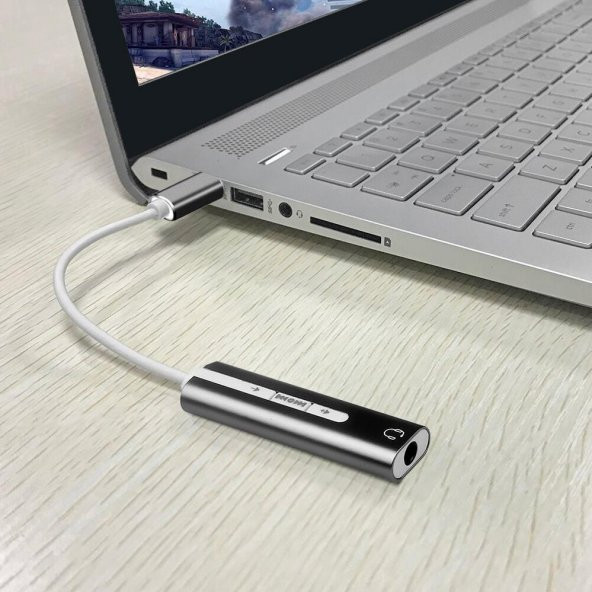 7.1 Type C Usb Harici Ses Kartı 3.5mm Çevirici - 5