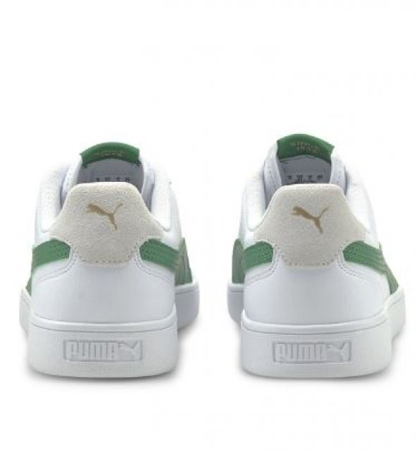 Puma Shuffle - Erkek Beyaz Yeşil Spor Ayakkabı 30966813 E-421 - 4