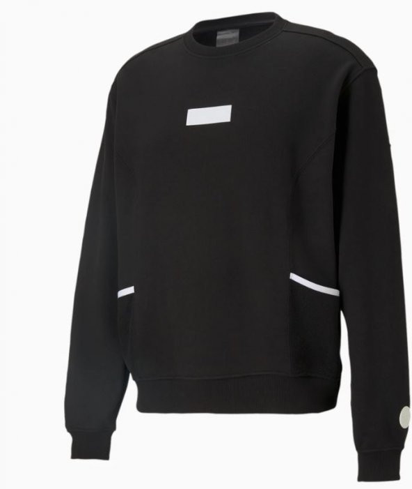 PUMA COURT SİDE CREW SİYAH UNISEX SWEATSHİRT 53032703 - 2