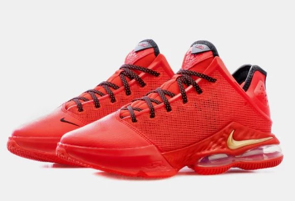 Nike LeBron 19 Low Light Crimson Erkek Basketbol Ayakkabı d09829600  E-479 - 3