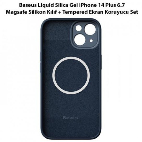Baseus Güçlü Magsafe Özellikli Kamera Korumalı iPhone 14 Plus Kılıf Ve Ekran Koruyucu Set - 6