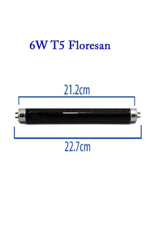 Şahnet 6W T5 BLB Floresan Ampul Mor Işık - Para Makinesi Lambası - 2