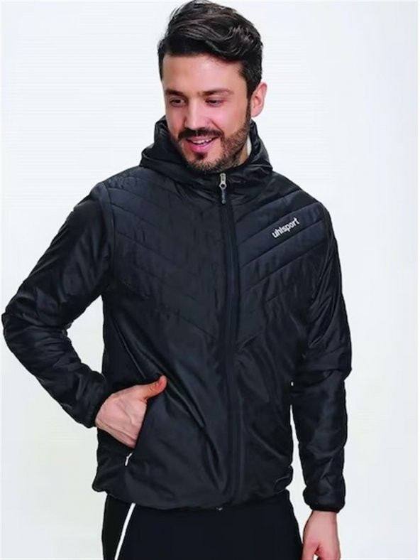 Uhlsport Shape - Erkek Siyah İçi Polarlı Mont - 3212705