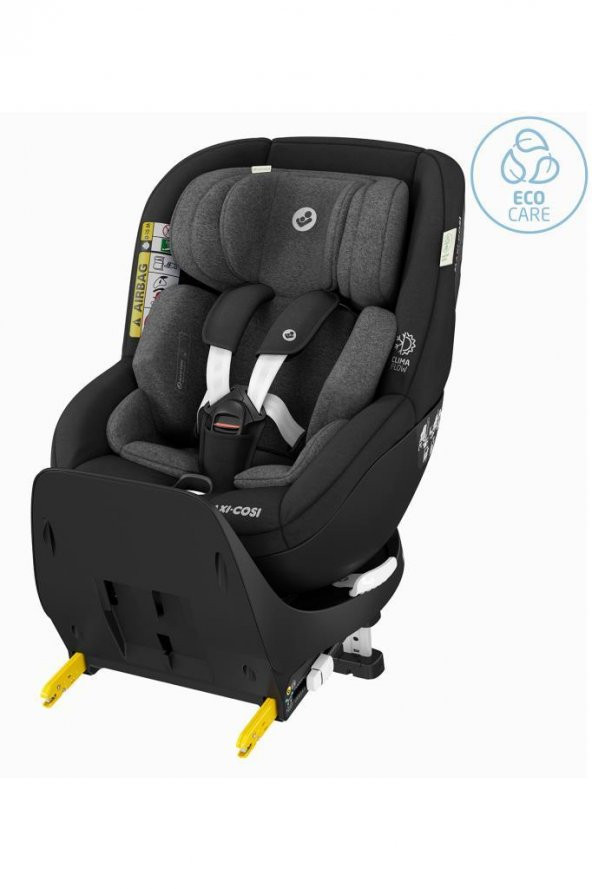 Maxi-Cosi Mica Pro Eco I-Size ADAC'lı İsofix'li 360 Dönebilir Yatabilir 0-18 Kg Bebek Oto Koltuğu Authentic Black