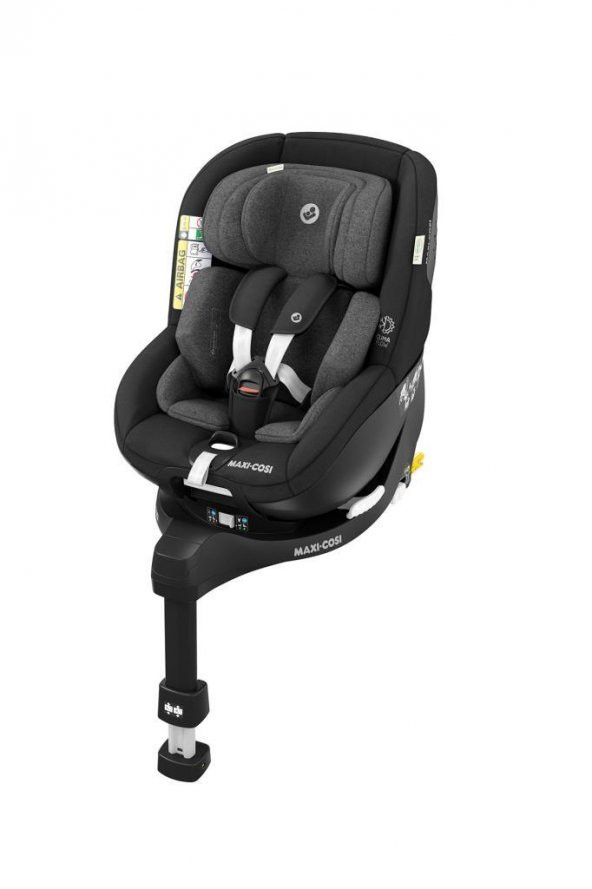 Maxi-Cosi Mica Pro Eco I-Size ADAC'lı İsofix'li 360 Dönebilir Yatabilir 0-18 Kg Bebek Oto Koltuğu Authentic Black - 5