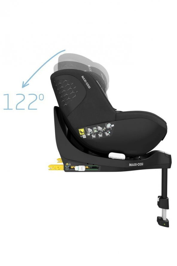 Maxi-Cosi Mica Pro Eco I-Size ADAC'lı İsofix'li 360 Dönebilir Yatabilir 0-18 Kg Bebek Oto Koltuğu Authentic Black - 7