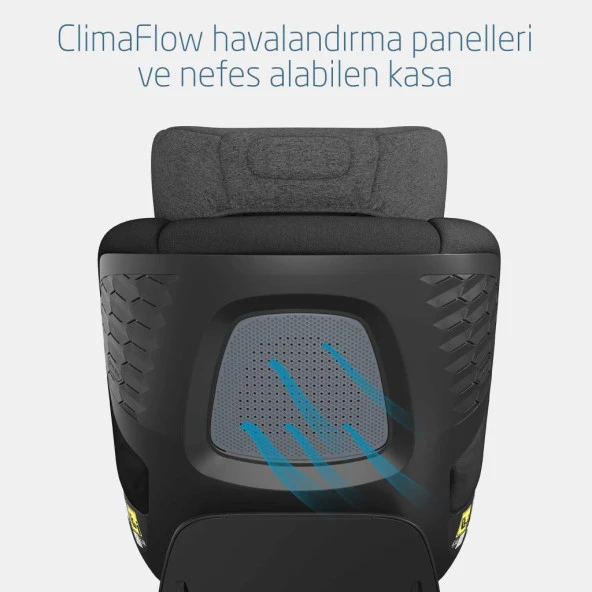 Maxi-Cosi Mica Pro Eco I-Size ADAC'lı İsofix'li 360 Dönebilir Yatabilir 0-18 Kg Bebek Oto Koltuğu Authentic Black - 2