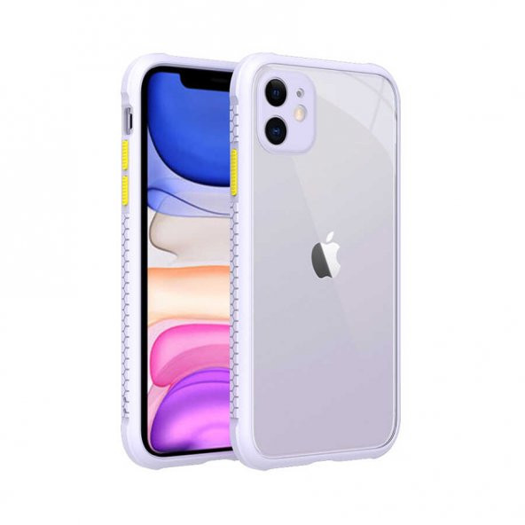 Apple iPhone 11 Kılıf ​​Kaff Kapak - Mor