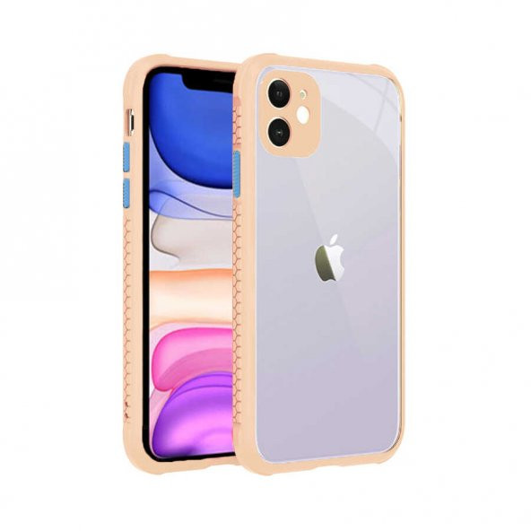 Apple iPhone 11 Kılıf ​​Kaff Kapak - Pembe