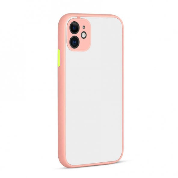 Apple iPhone 11 Kılıf Hux Kapak - Pembe