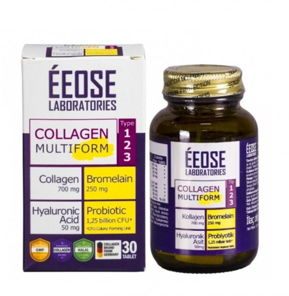 Eeose Collagen Multiform Takviye Edici 30 Tablet 8680057351588