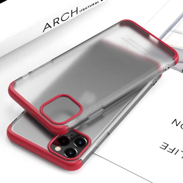 Apple iPhone 11 Pro Kılıf Nili Kapak - Kırmızı