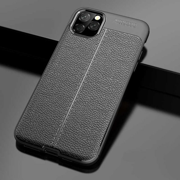 Apple iPhone 11 Pro Kılıf Niss Silikon Kapak - Siyah