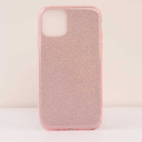 Apple iPhone 11 Pro Kılıf Shining Silikon - Pembe