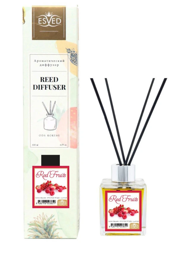 Kırmızı Meyveler Kokusu 100 Ml Çubuklu Oda Kokusu ürün görseli