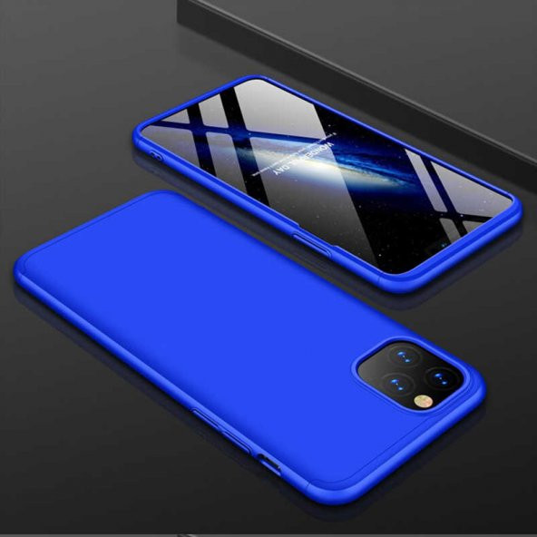 Apple iPhone 11 Pro Max Kılıf Ays Kapak - Mavi
